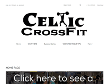 Tablet Screenshot of celticcrossfit.co.uk